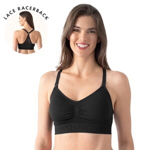 Kindred Bravely Black Lace Racerback Bra